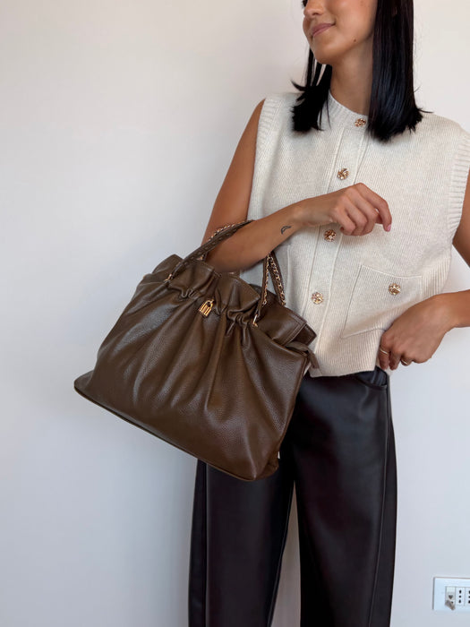 Borsa arricciata Frida - vari colori