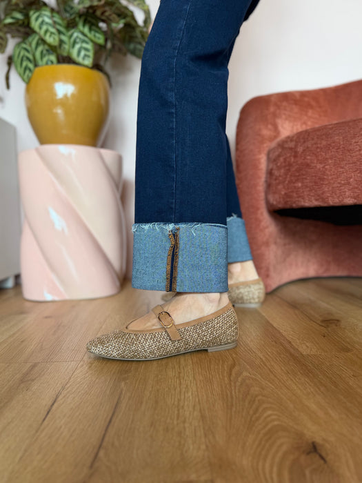 Ballerina Giusy cuoio