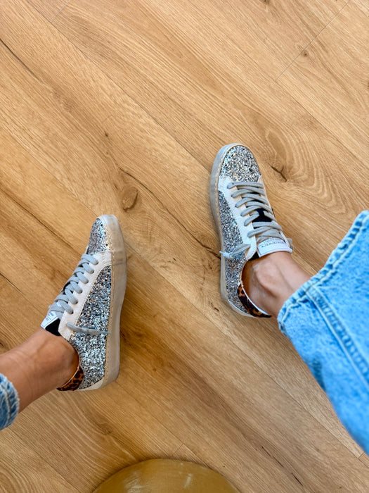 Sneakers fulmine ARGENTO