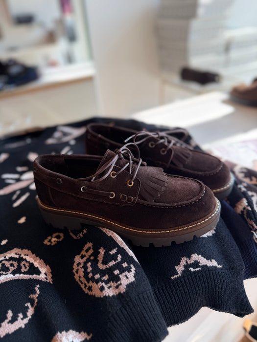 Mocassino barca scamosciato TDM