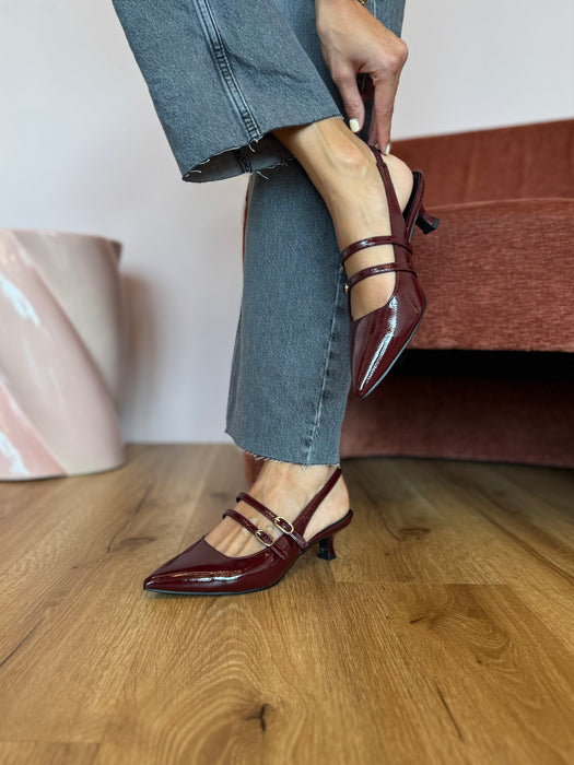 Slingback CHERRY