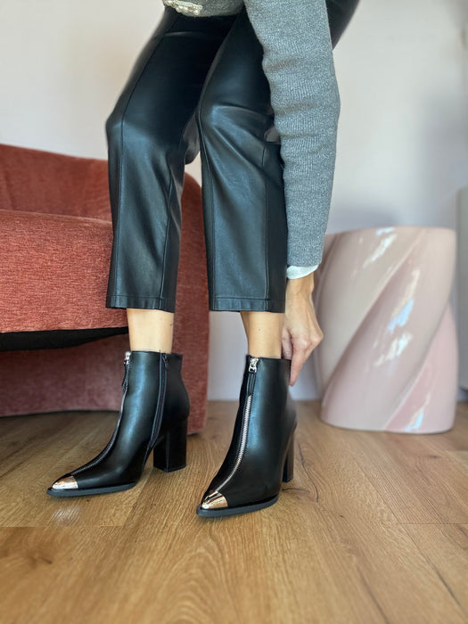 Tronchetto cerniera NERO