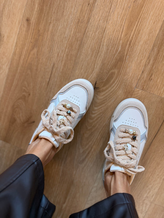 Sneakers BJ bianca/beige