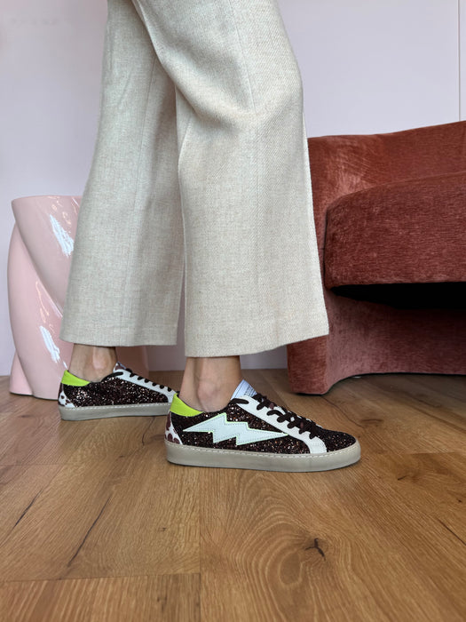 Sneakers glitter cafe fulmine