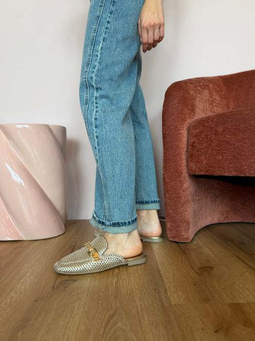 Mules intreccio DORATO