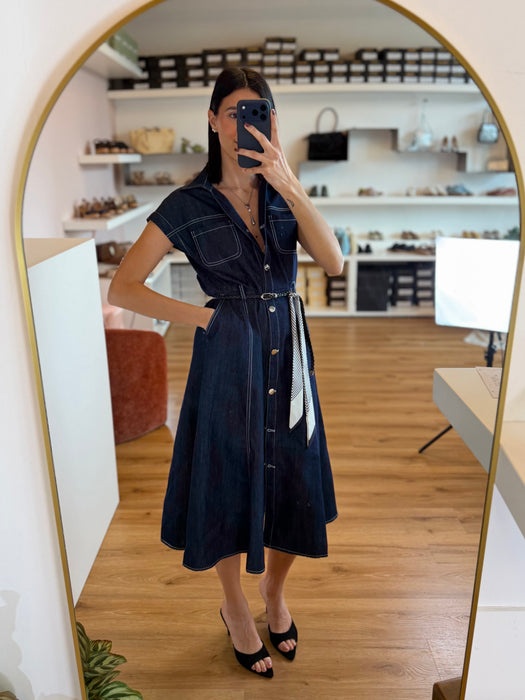 Vestito midi DENIM "ruota" 3