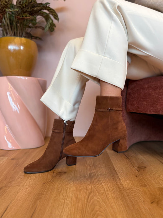 Tronchetto FLORA CUOIO BRUCIATO