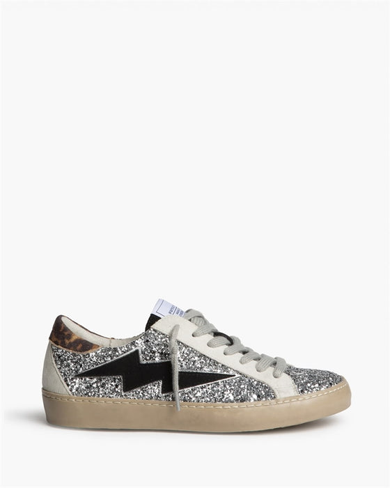 Sneakers fulmine ARGENTO