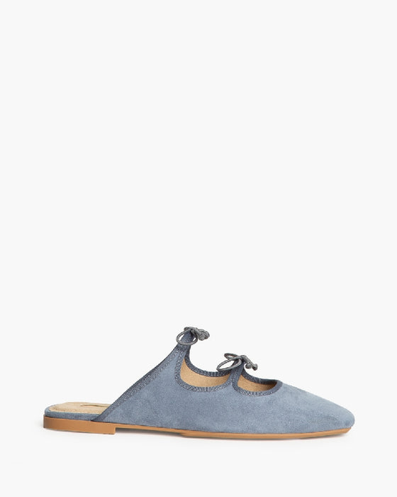 Mules / sabot fiocchetti AZZURRO