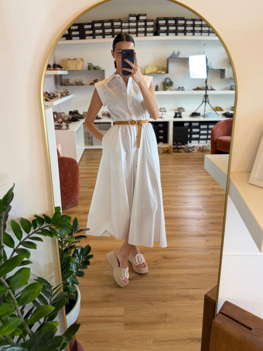 Ciabattona Mattioli beige rafia
