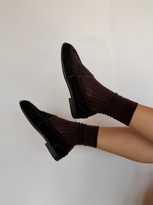 Mocassino UNIKA CAMOSCIO MARRONE