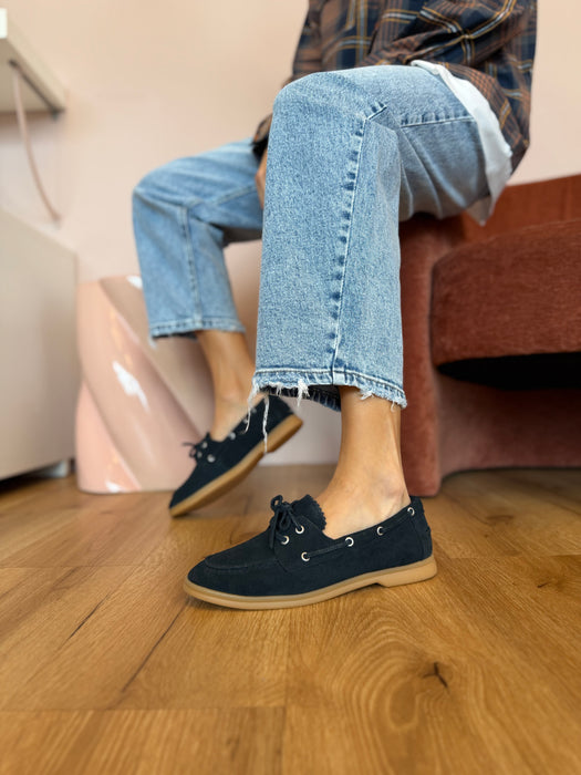 Mocassino BEA barca blu navy