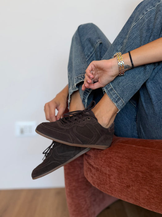 Sneakerina DARK BROWN