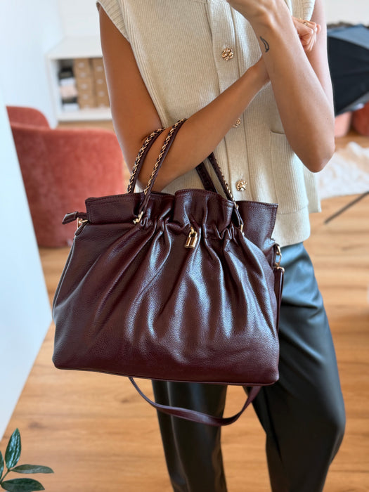Borsa arricciata Frida - vari colori