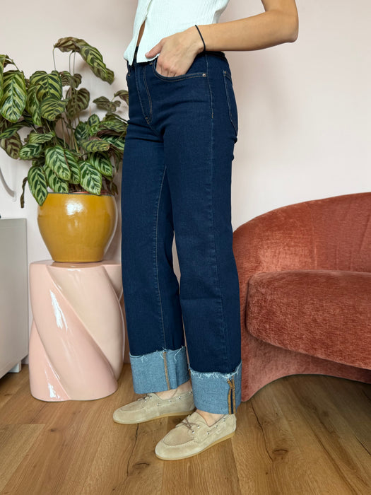 Jeans con risvolto VIVID