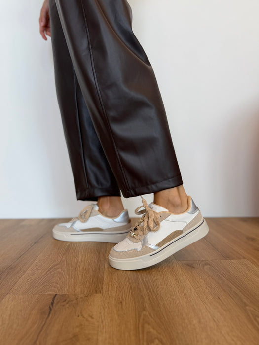 Sneakers BJ bianca/beige