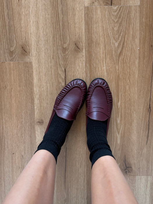 Mocassini UNIKA BURGUNDY