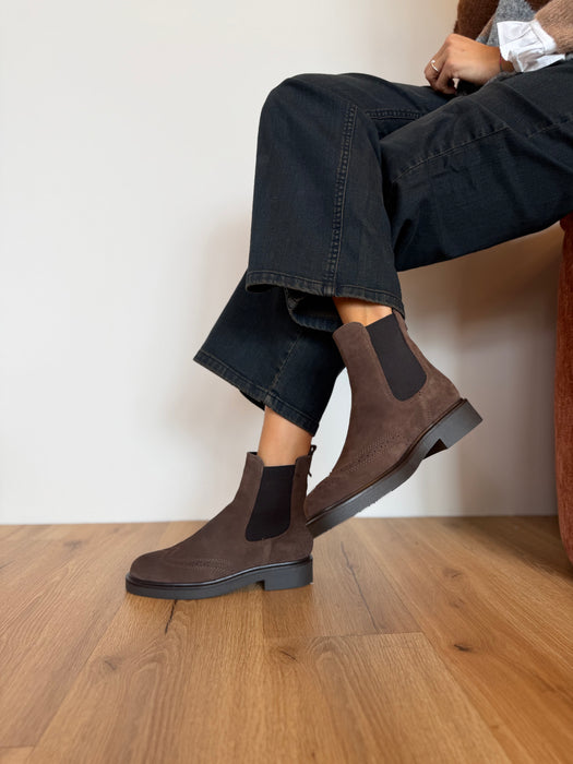 Chelsea boot coda di rondine CACAO