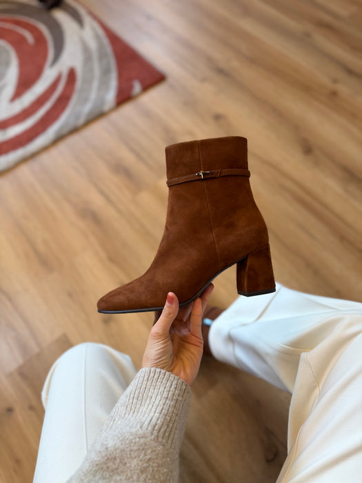 Tronchetto FLORA CUOIO BRUCIATO