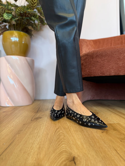 Ballerina occhielli NERA