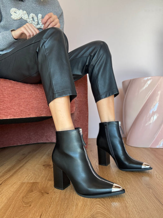 Tronchetto cerniera NERO