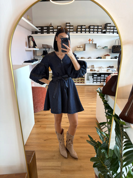 Vestito DENIM "sbuffo"