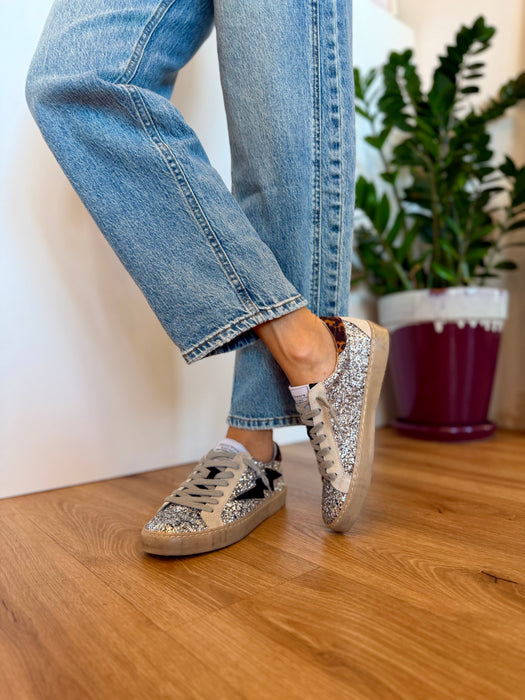 Sneakers fulmine ARGENTO