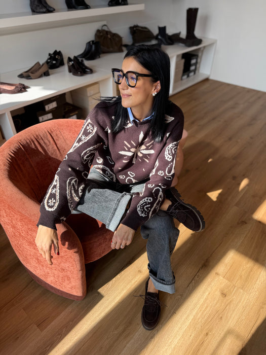 Maglione girocollo bandana - vari colori