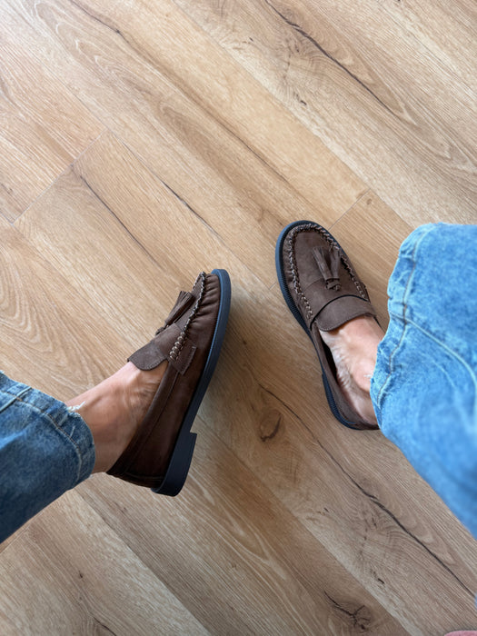 Mocassino – CR4451 camoscio marrone