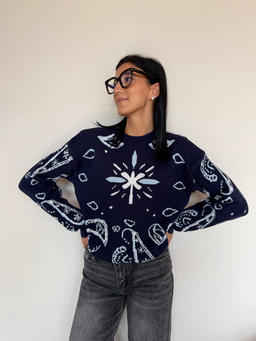 Maglione girocollo bandana - vari colori