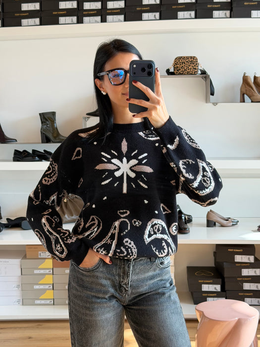 Maglione girocollo bandana - vari colori