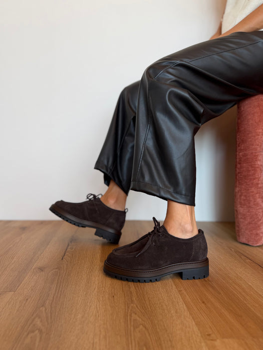 Scarpa ingegnere marrone