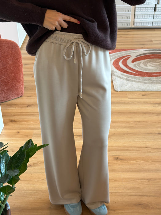 PANTALONI FLUIDI CON COULISSE - due colori