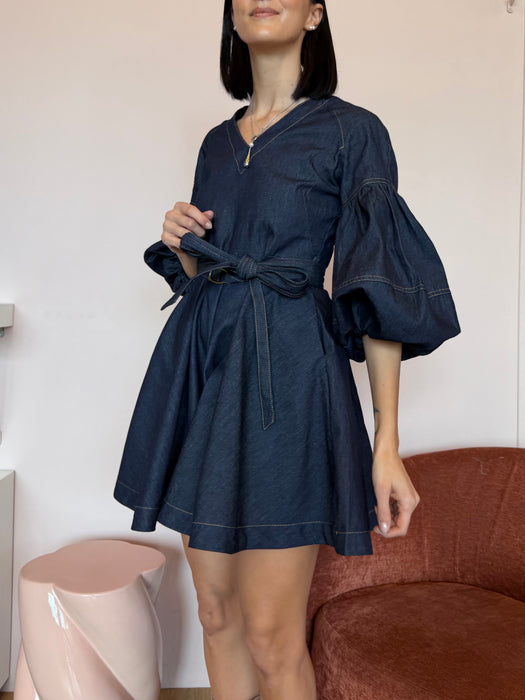 Vestito DENIM "sbuffo"