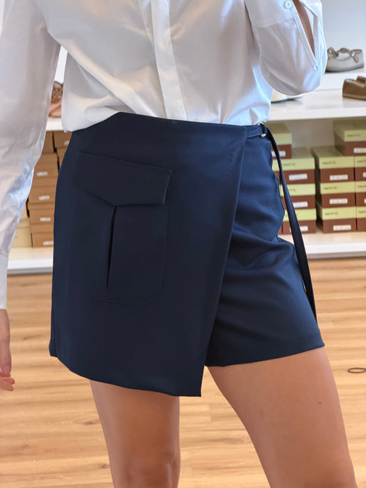 Pantaloncino asimmetrico BLU