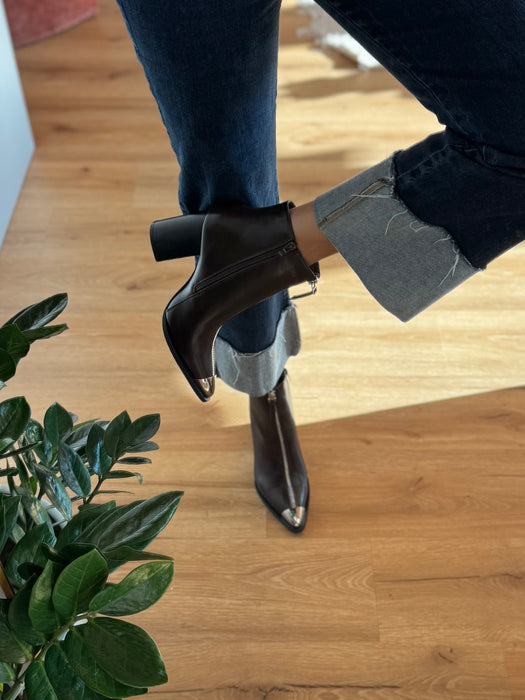 Tronchetto cerniera BROWN