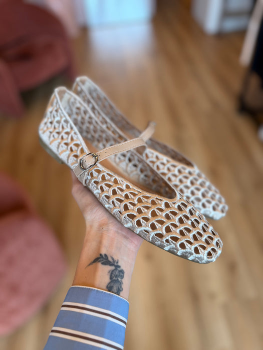Ballerina intreccio RURU khaki