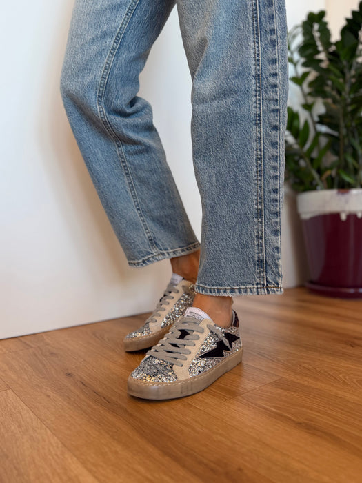 Sneakers fulmine ARGENTO