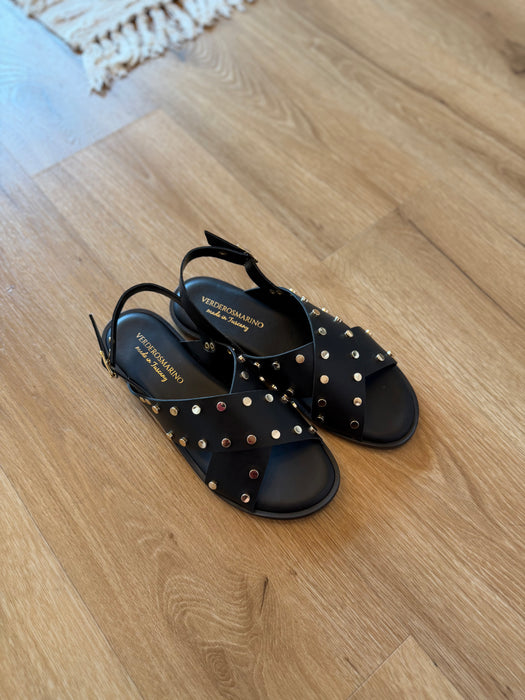 Sandaletto incrocio NERO Maty