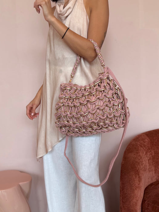 Borsa in morbida in maglia - vari colori