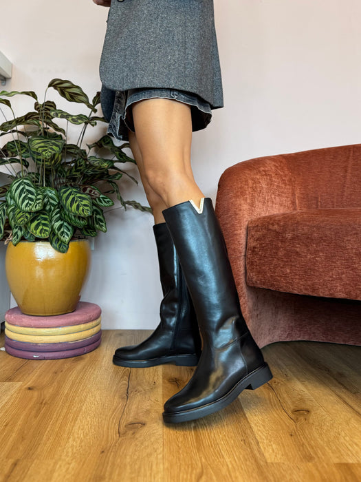 Stivale "V" cavallerizza NERO