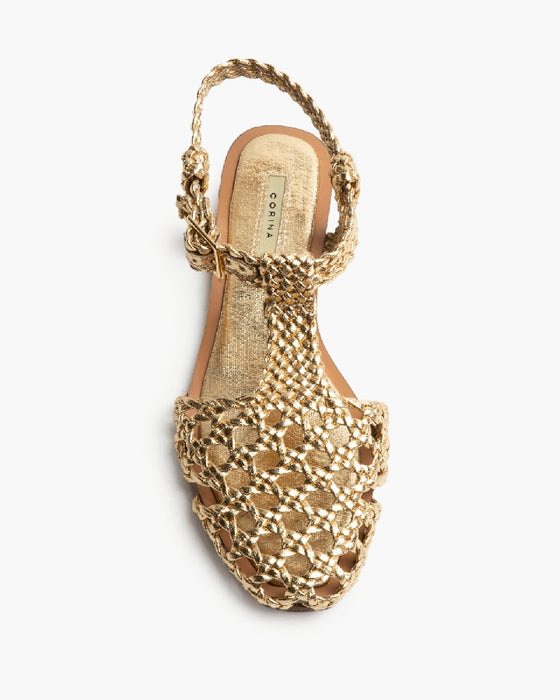 Sandaletto ragnetto oro CORINA