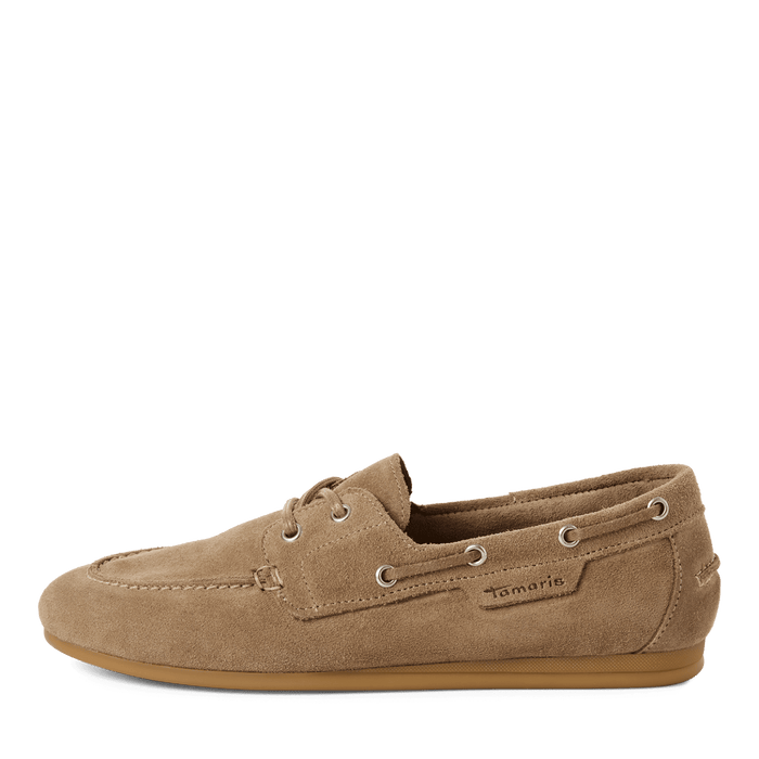 Mocassino barca taupe