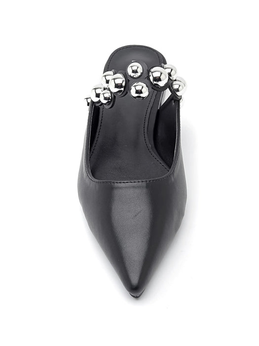 Sabot a punta con fascia NERO
