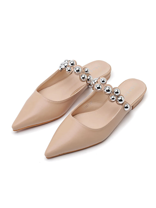 Sabot a punta con fascia NUDE
