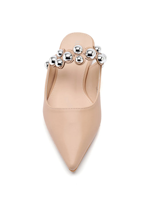 Sabot a punta con fascia NUDE