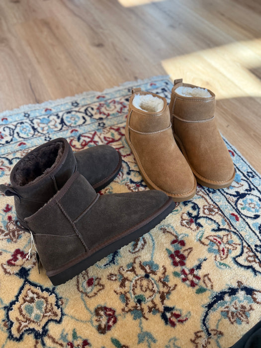 Stivaletto pelo MINI MARRONE
