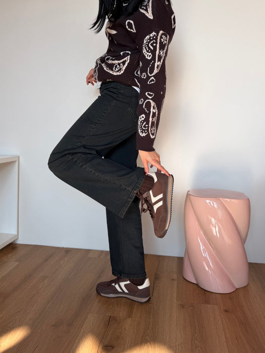 Sneakers marrone ABBY