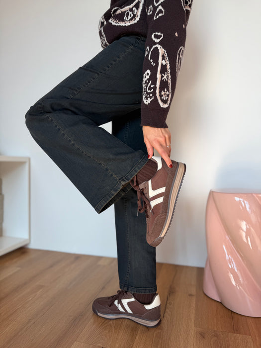 Sneakers marrone ABBY