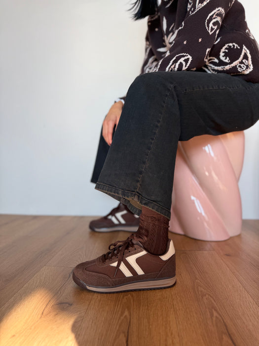 Sneakers marrone ABBY
